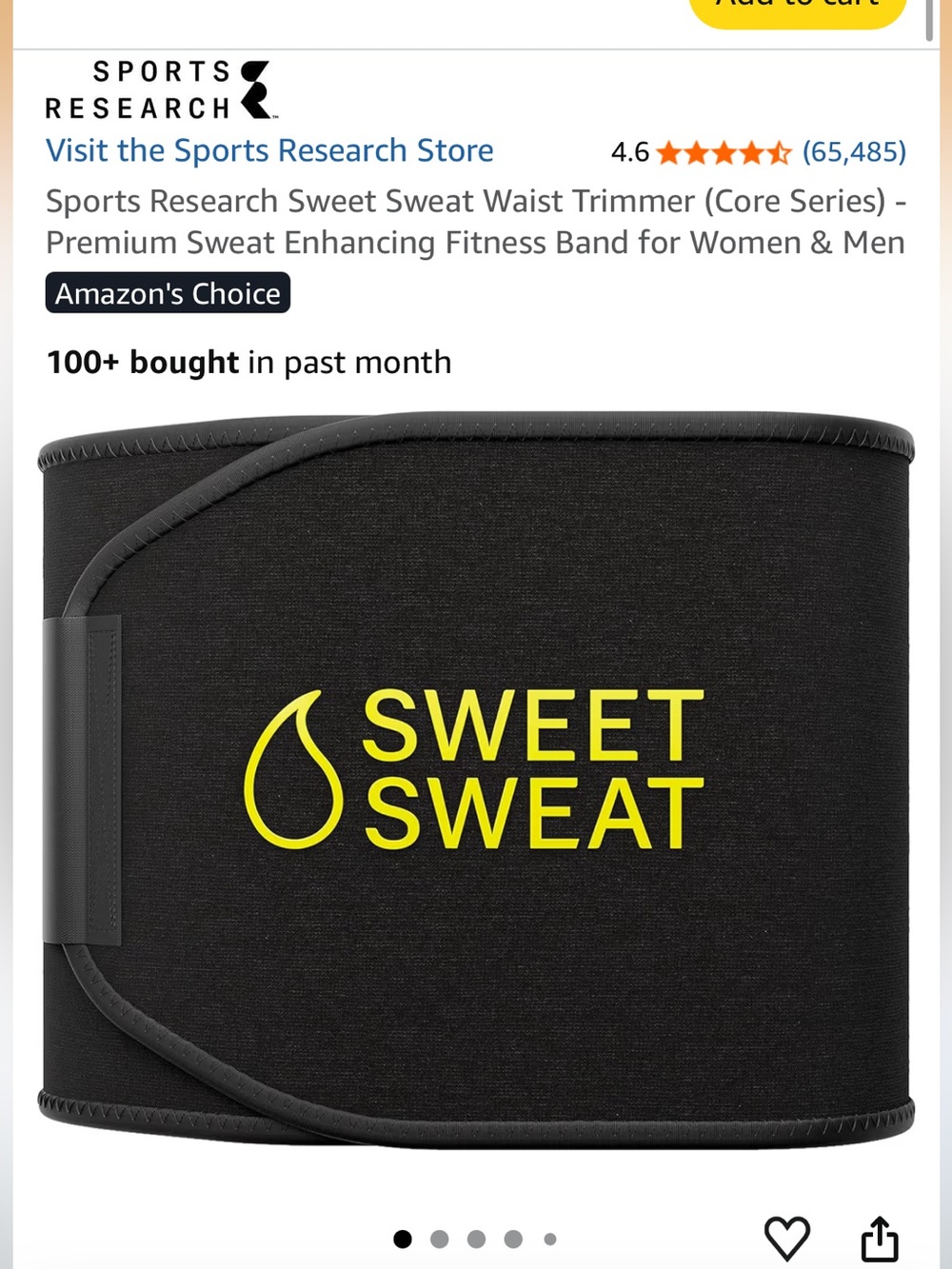 Sweet Sweat Waist Trimmer Belt